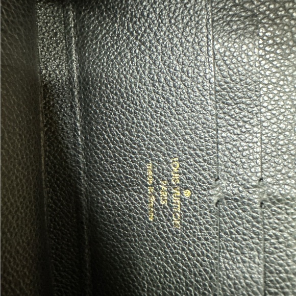 78 Louis Vuitton Zippy Black Empriente FULL SET - Picture 9 of 10